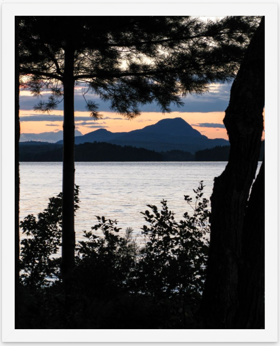 Awaiting Sunset on Sebec Lake (Maine)