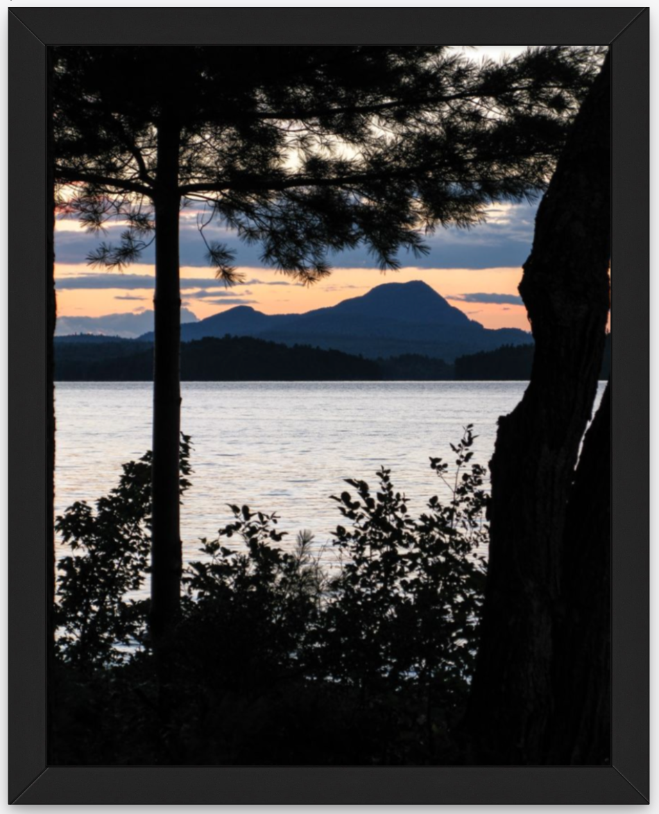 Awaiting Sunset on Sebec Lake (Maine)