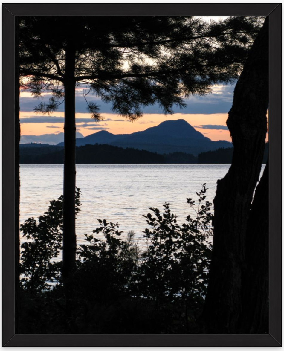 Awaiting Sunset on Sebec Lake (Maine)