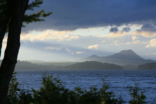 Storm Passing over Sebec Lake